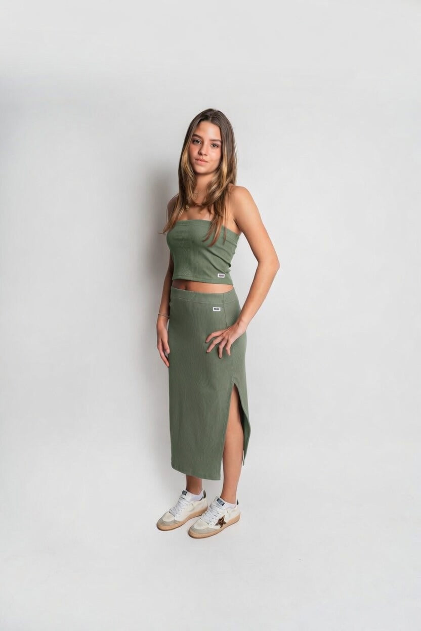 Falda Midi