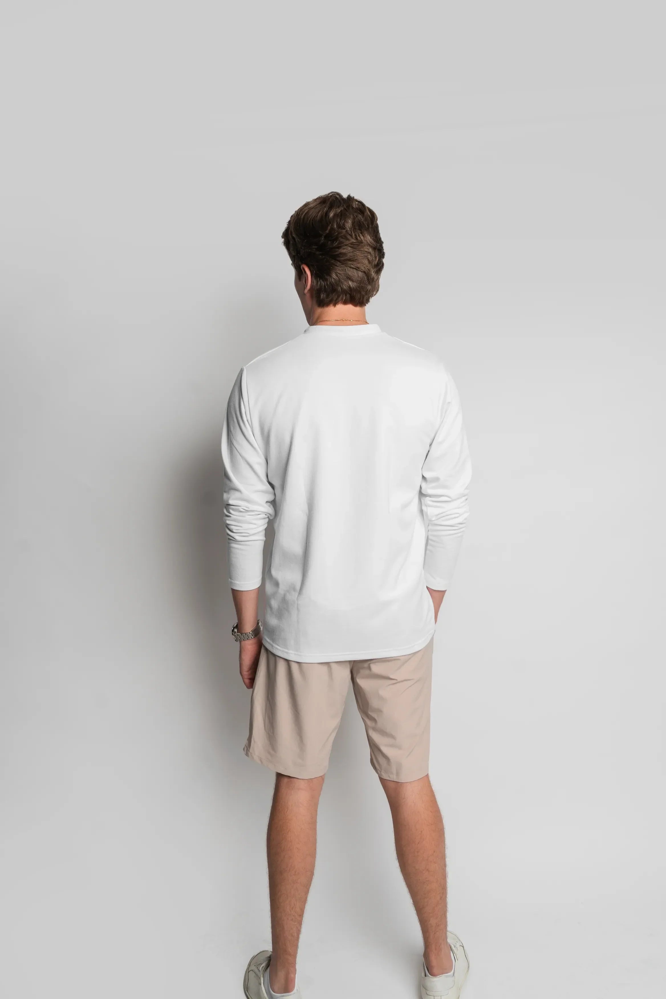 Henley Manga Larga