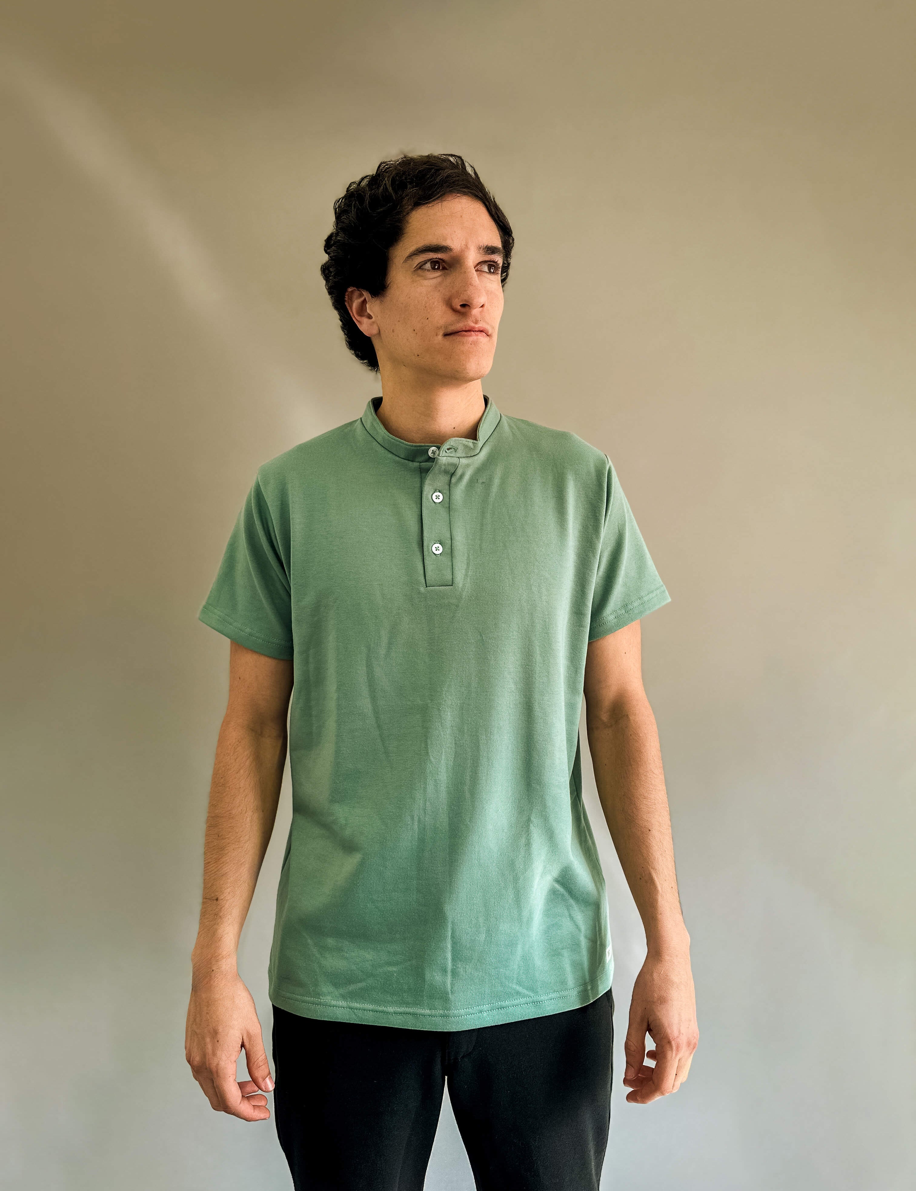 HENLEY MANGA CORTA