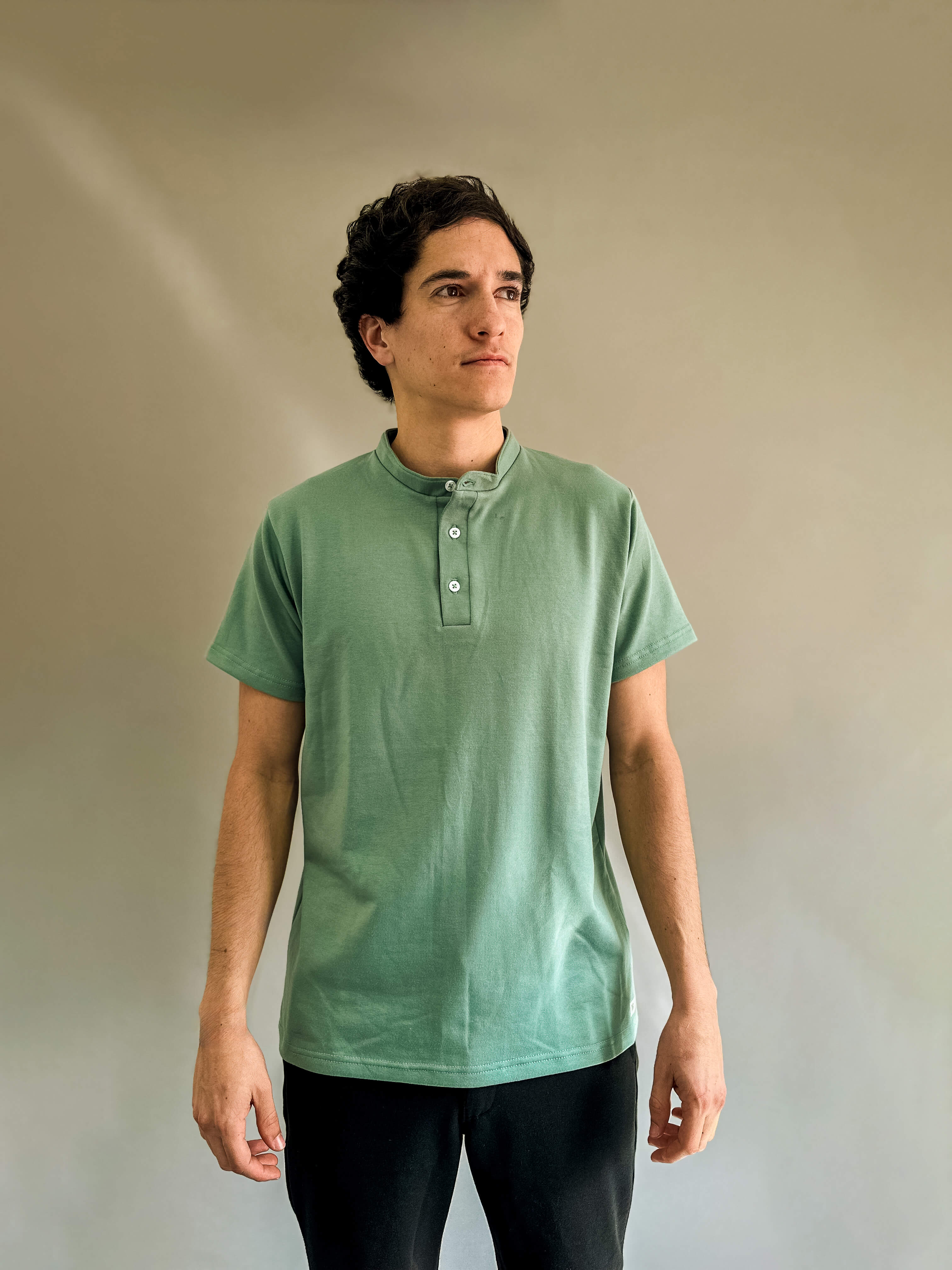 HENLEY MANGA CORTA