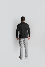 Henley Manga Larga