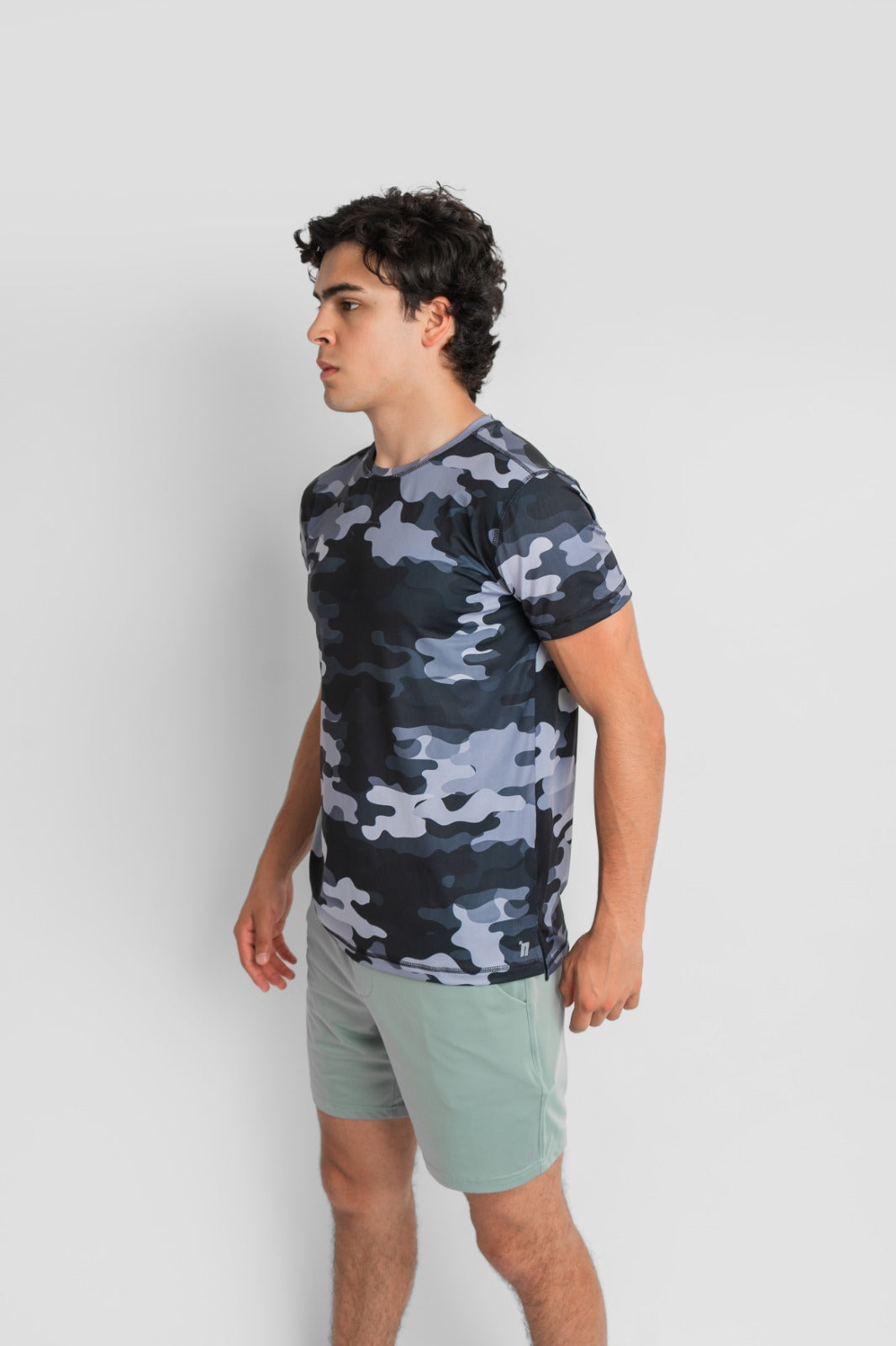 CAMISA MANGA CORTA HOMBRE CON DISEÑO (LYCRA)